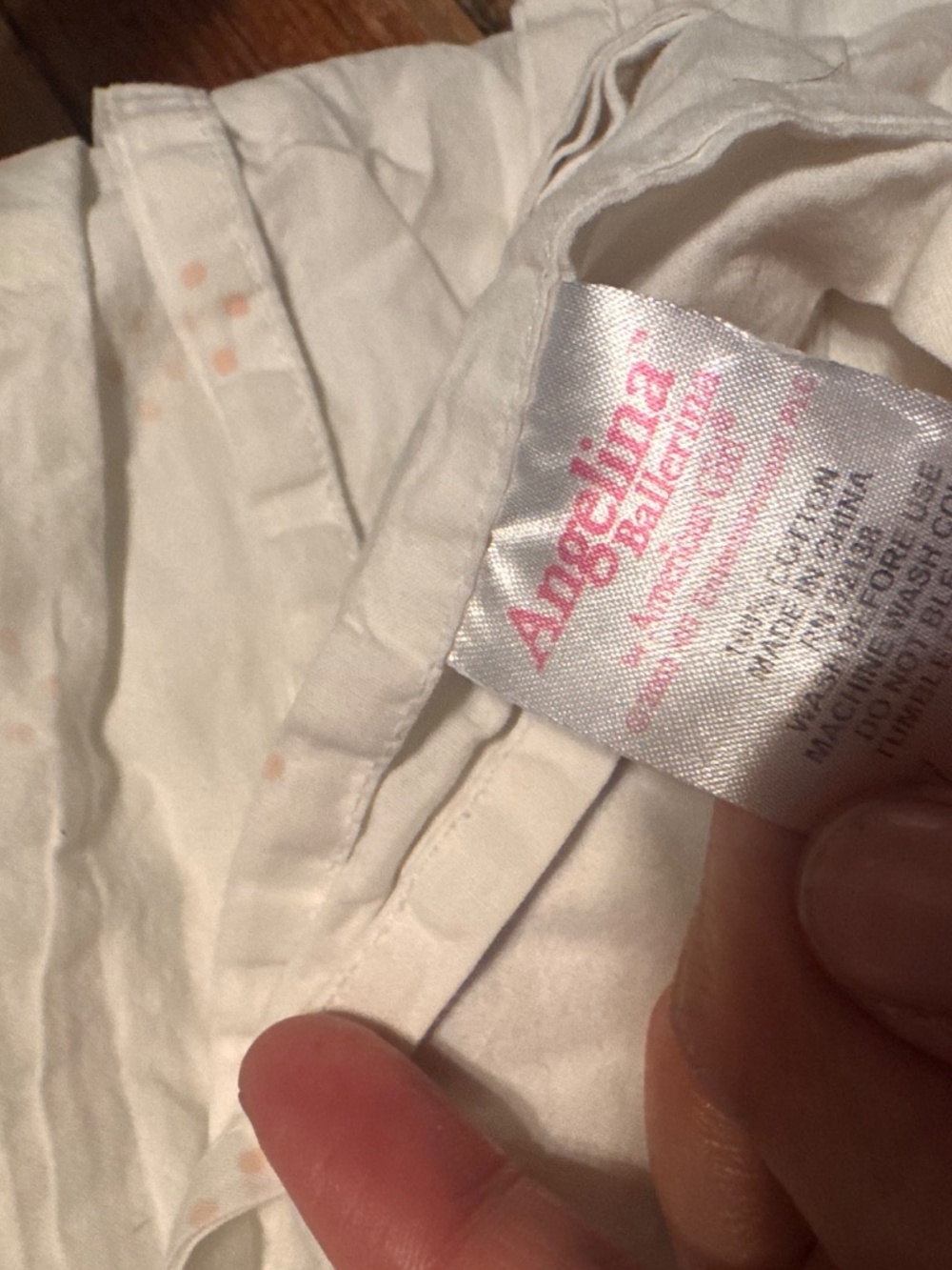 Rare! Twin Size American Girl Angelina Ballerina Girls bed sheet top sheet for g - Picture 3 of 5